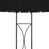 vidaXL Gazebo 118.1"x114.2" Anthracite Round - 4 of 4