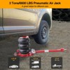 Portable 3-Ton Pneumatic Car Jack, Air Jack, 15.7" Lift Height, 3 Tons/660 LBS Load Capacity, Fast-Lifting Pneumatic System, Adjustable Handle - 3 of 4