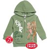 Jurassic World Jurassic World Dinosaur T-Rex Fleece Zip Up Hoodie Little Kid to Big Kid - 3 of 4
