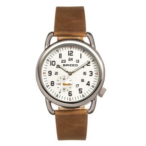 Breed Regulator Leather-Band Watch w/Second Sub-dial - 1 of 4