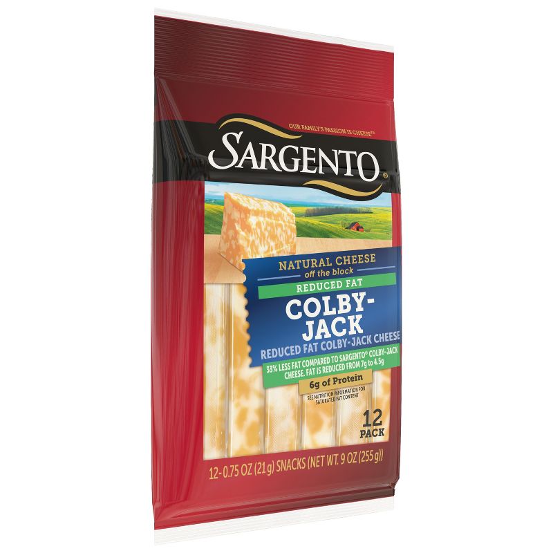 Sargento Reduced Fat Natural Colby-Jack Cheese Sticks - 12ct, 4 of 11