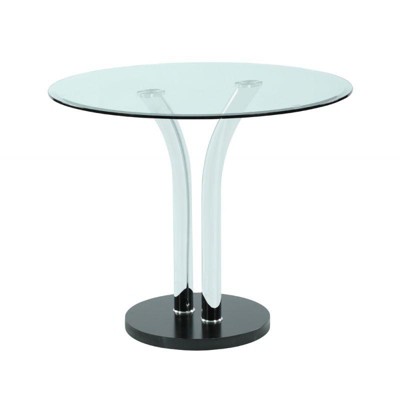 Chintaly Imports,Bistro Table Chrome Pedestal