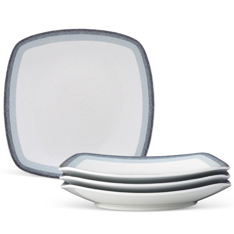 Noritake Colorscapes Layers Set of 4 Square Dinner Plates, 1 of 7