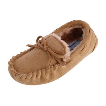 Beverly Hills Polo Club Girl's Slip On Moccasin Slippers