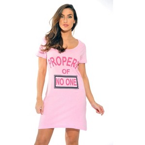 Just Love Sleep Dress for Women - Sleeping Dorm Shirt - Ladies Nightshirt - Nightgown Sleepwear - 1 of 2