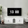 ONWITH Litter Box Enclosure for 2 Cats, Modern Cat Litter Box Furniture with Double Room - 4 of 4