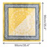 Elerevyo Women's Satin Large Paisley Contrast Color Silk Square Scarf Head Wrap Bandanas 35.4" X 35.4" - 3 of 4
