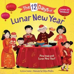 12 Days of Lunar New Year - by Jenna Lettice (Board Book)