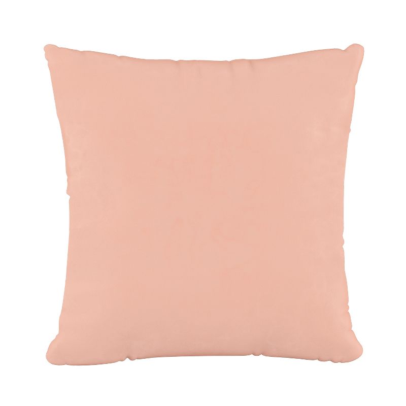 Blush Velvet Throw Pillow - Skyline Furniture, 1 of 7