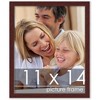 PosterPalooza | Photo Size Classic Modern Brown Frame - UV Acrylic, Foam Board Backing, Hanging Hardware - 3 of 4