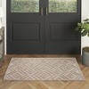 Nourison Versatile Solid Diamond Indoor Outdoor Flatweave Area Rug - 3 of 4