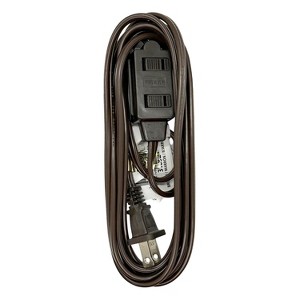 Stanley Tools CordMax 3-Outlet Indoor Extension Cord (9 Ft.; Brown) - 1 of 4
