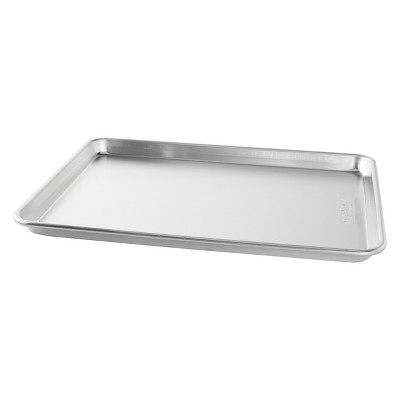 Ultra Cuisine Professional Quarter Sheet Baking Pans - Aluminum Cookie Sheet Set of 2 - Durable, Oven-Safe, Non-Toxic, Easy to Clean, Commerci