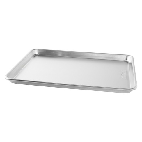 Nordic Ware Natural Aluminum Commercial Baker's Half Sheet 2 Pack Silver