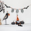 Whisen Iron Boo Banner W/Bats, Halloween Holiday Decoration - Black & Grey - 3 of 4