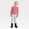 Toddler Girls' Long Sleeve Pointelle T-Shirt - Cat & Jack™ - 3 of 3