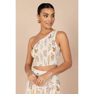 Petal and Pup Womens August Shirred Cropped Top - 1 of 3