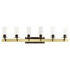 Livex Lighting Beckett 6 - Light Vanity in  Satin Brass - 2 of 2