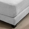 Hyleory Corduroy Oversized Comfort Ottoman for Bedroom, Living Room, Nursing Room - 4 of 4