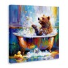 Stupell Industries Happy Bear in Bathtub, 17" x 17" - 3 of 4