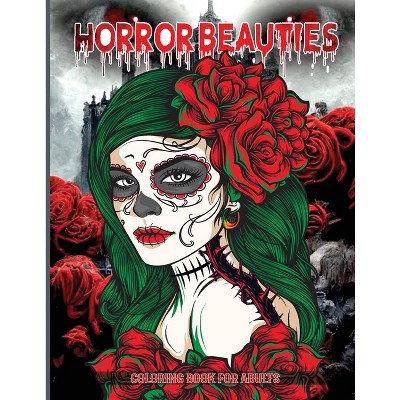 Horror Activity Book for Adults - Large Print by  Laura Bidden (Paperback)
