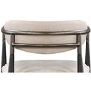 Beige and Black Armchair with Open Back (Set of 2) - 4 of 4