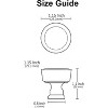 attop 10 Pack Polished Chrome Cabinet Knobs - 4 of 4