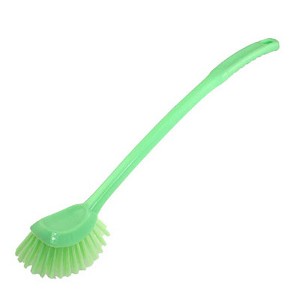 Unique Bargains Bathroom Light Nonslip Grip Toilet Cleaning Tool Scrubbing Brush Green - 1 of 4