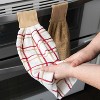 John Ritzenthaler Co. Ritz 3-Pack Solid and Multi Check Tie Towel Set - 4 of 4