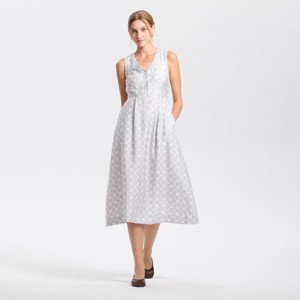 Women's Half Button Midi Dress - Universal Thread™ - 1 of 3