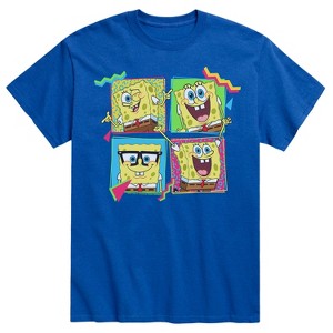 Men's - SpongeBob SquarePants - Moods Short Sleeve Graphic T-Shirt - 1 of 4