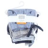 Hudson Baby Infant Boys Shorts Bottoms 4-Pack, Blue Elephants - 2 of 4