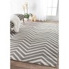 Nuloom Plymouth Zigzag Stripes Indoor Area Rug, 7' 10" x 11' 2", Gray - 2 of 3