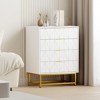 ODK 4 Drawer Dresser with Metal Handles for Bedroom, Modern Chest of Drawers Organizer Storage, Small Dresser Storage Cabinet for Bedroom, Living Room - 3 of 4
