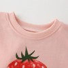 MyKids-Usa Baby Girl Flower Print Pattern Solid Color Beautiful Hoodies - 2 of 4