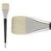 Creative Mark Pro Stroke Premium White Chungking Hog Bristle Artist Paint Brush - Bright - Natural Bristle Brush w/ Great Control Suitable for Oils, - 2 of 4