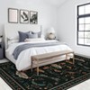 Coolmee Area Rugs, Soft Washable Rugs Living Room Rugs for Bedroom Dining Room, Ultra-Thin Modern Rug Stain Resistant Carpet Black - 3 of 4