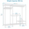 VIPEK V3 Garment Rack, Heavy Duty Clothes Rack with Shelves, Hanging Rods, Side Hooks, 950lbs Weight Capacity. - 3 of 4