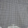 RLF Home 100% Cotton Gingham Regal With Poly/Cotton Ivory lining Rod Pocket Valance 50" x 16" Black - 4 of 4