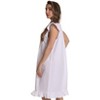 Dreamcrest Cap Sleeve Woven Nightgown with Floral Embroidery - Cute PJ Sleepwear - 2 of 3