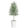 MOEPISY Artificial Olive Tree 8ft With Pot And Moss - 2 of 4