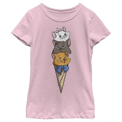 Aristocats Triple Kittens Target Scoop T-shirt Girl\'s :