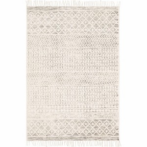 Hauteloom Valyermo Beige Hand Woven Cotton Rug - 1 of 4