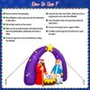 FUN LITTLE TOYS 8FT 2025 Nativity Scene Christmas Inflatable with LED Lights for Outdoor Yard Decoration - 2 of 4