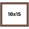PosterPalooza | 18x15 Wide Barnwood Picture Frame, UV Acrylic, 6 Finishes - Grey, Brown, White, and Black - 2 of 4
