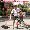 Toddler Basketball Set Adjustable Hoop with Stand Indoor Outdoor Backyard Toy for Ages 3-8 - 3 of 4