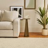 Royal Hampton 24" Side End Drink Table | Aluminum Cast Craftmanship | Embossed Textured Finish - 2 of 4