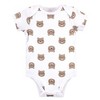 Hudson Baby Infant Boy Cotton Bodysuits 3pk, Little Bear - 3 of 4
