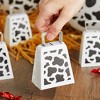Okuna Outpost 6 Pack Cow Bells with Handle for Kids, Cow Print Call Bell Noise Makers for Farm, Sporting Events (4 Inches) - 2 of 4