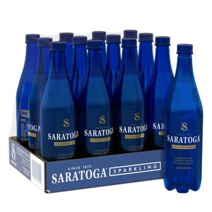 Saratoga Sparkling Water - 12pk/28 fl oz Bottles - 1 of 4